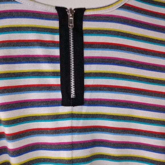 GIRL'S STRIPED SWING TOP - Picture 4 of 5